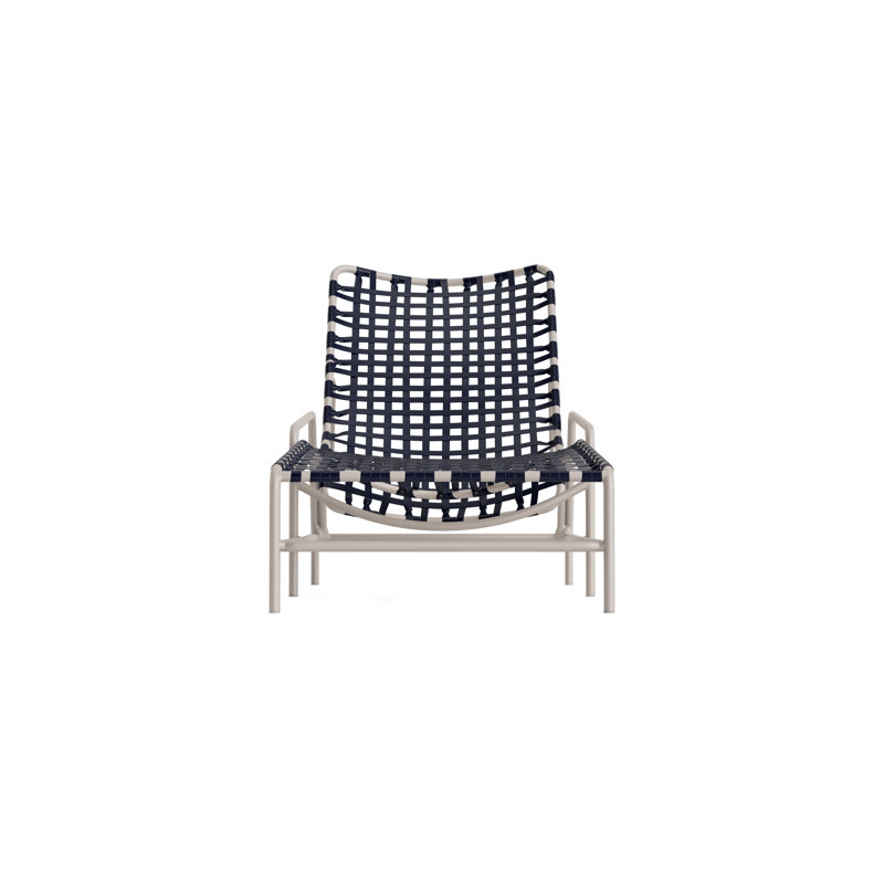 Kantan Outdoor Chaise Lounge, Marine/Dove Smooth
