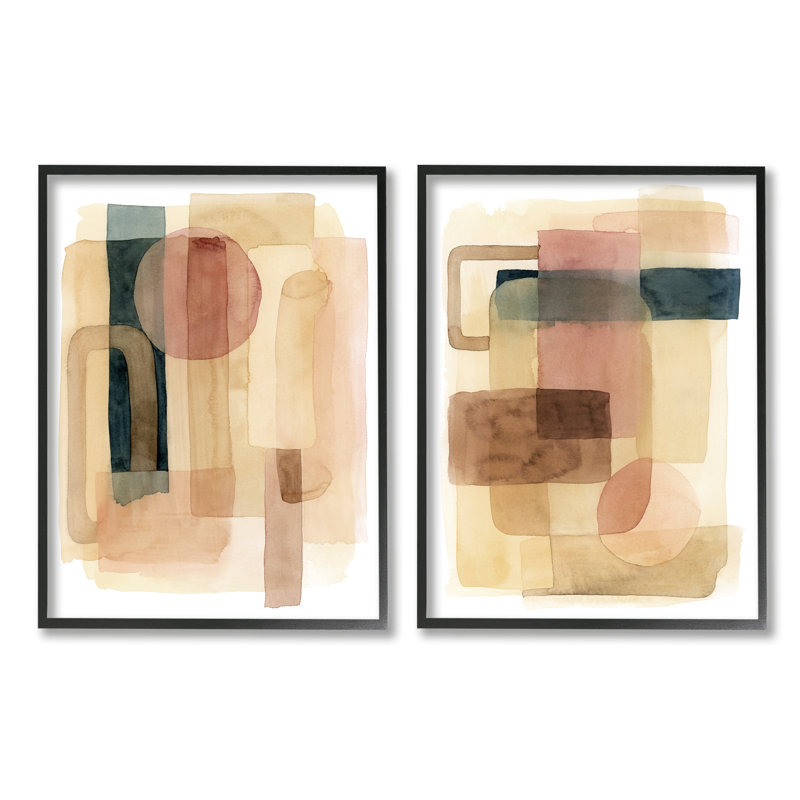 Formes géométriques abstraites transparentes en forme de grappe superposées Grace Popp, H 16 po x l 20 po