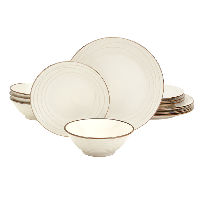 Embossed Dinnerware Tabletops Gallery 12PC Set