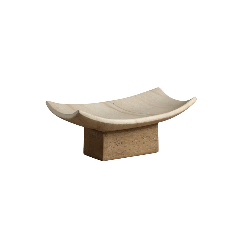 ORIENT BOWL - TRAVERTINE LOOK - DESERT