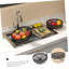 Panier de fruits en métal 2tiers