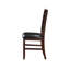 Chaises d'appoint noires à dossier en échelle