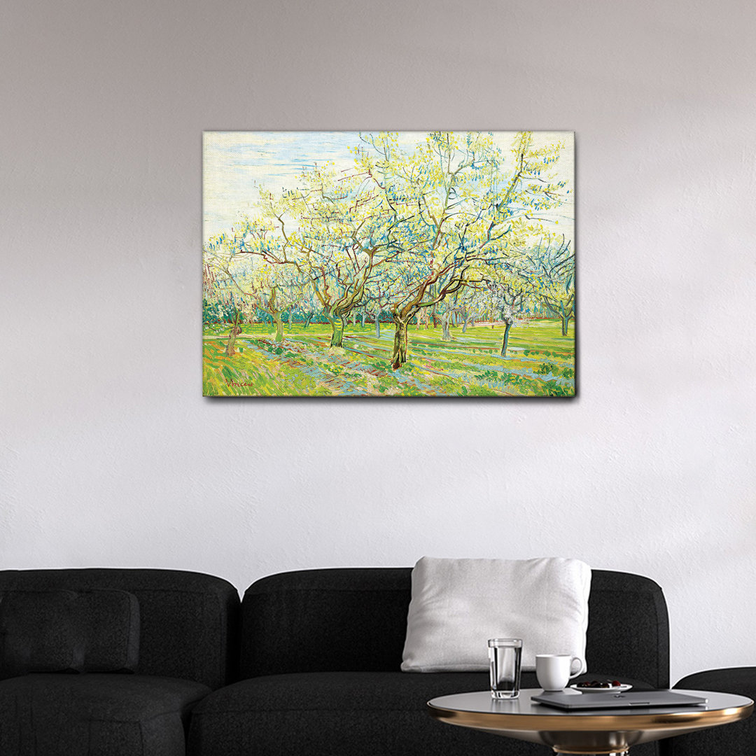 Leinwandbild The White Orchard von Vincent Van Gogh