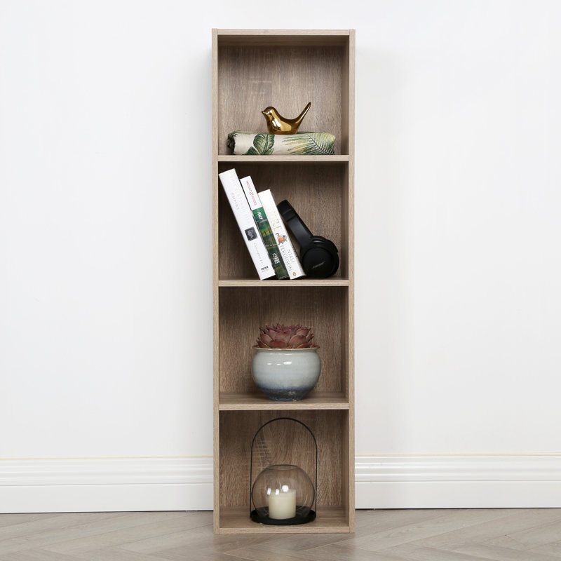 Quirita 106cm H x 30cm W Cube Bookcase, Oak
