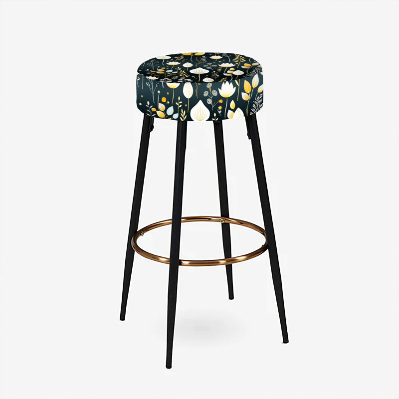 Ensemble de 2 tabourets de bar Black Coastal Serene