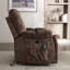 Ensemble de salon inclinable en microfibre 2 pièces Leelan