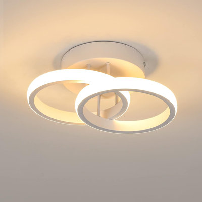 Aulon 2-Light Dimmable LED Flush Mount