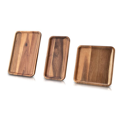 Union Rustic Wood Tray