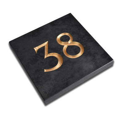Velia 17.78cm H Stone House Number