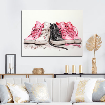 Fashion Pink Sneakers Obsession II - Print