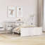 Bed Frame With Headboard Without Mattress White-1379077427