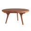 Table basse Jasper - Ronde, noyer