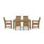 Montage Outdoor 7 - Piece Teak Dining Set with Cushions