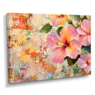 Hibiscus en fleurs au Mexique - salon d'art mural Hibiscus