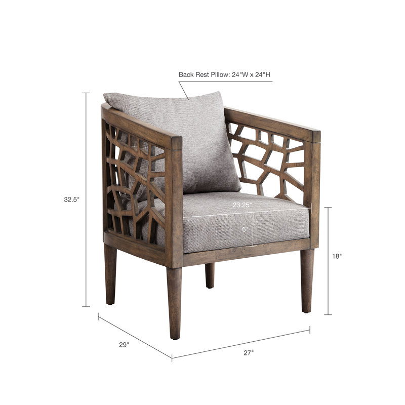 Siège d'appoint tendance, base en bois massif, revêtement en mousse haute, finition noyer brûlé, chaise avec charge maximale de 300 lb avec du bois, rembourrage, peut supporter jusqu'à