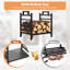 Siaosi 45cm W Metal Log Rack