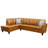 Beverlys 97" Wide Faux Leather Sofa & Chaise with Ottoman-187507577-173053580