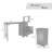 Rolling Portable Manicure Table-1075288976