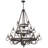 Ashle 18 - Light Dimmable Tiered Chandelier
