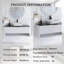 Meuble-lavabo mural 48 po en contreplaqué avec lavabo