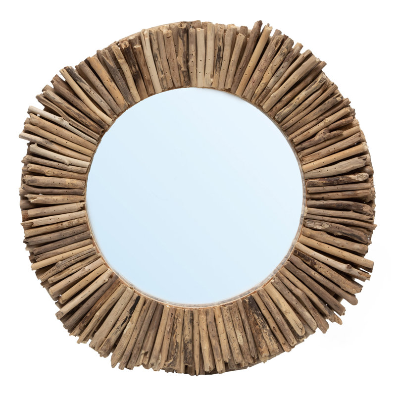 Shell Round Mirror