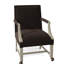 Warwick Upholstered Solid Back Arm Chair-195945974-195947373