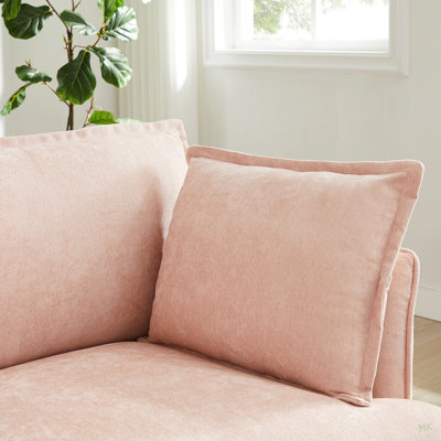 Fauteuil d'appoint surdimensionné de 47,2 po avec accoudoirs en chenille de charge double pour salon et appartement