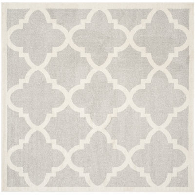 Ammundsen Geometric Light Grey/Beige Area Rug