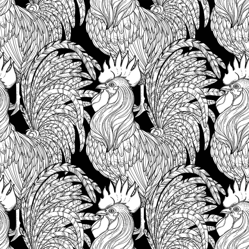 Carreau de papier peint adhésif 24 po Animal, L 126 po x l 24 po