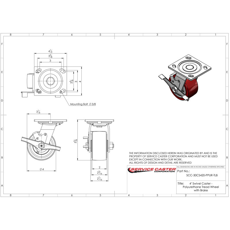 Polyurethane Caster
