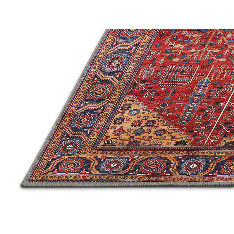 Oriental Indoor Rug, Rectangle 6' x 9'