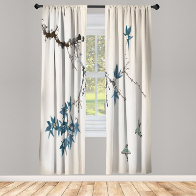 Semi Sheer Curtain Pair