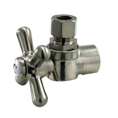Kingston Brass Vintage 1/2-Inch Sweat x 3/8-Inch OD Comp Quarter-Turn Angle Stop Valve Kingston Brass 