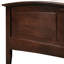 Grand lit en placage de bois véritable, cappuccino, chambre à coucher moderne, lit Glory G5425a-qb de style classique, placage