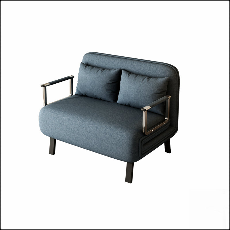 Convertible Chair Bed, Tri-Fold Sofa Bed For Comfort And Versatility, Perfect For Home And Office Use, Blue