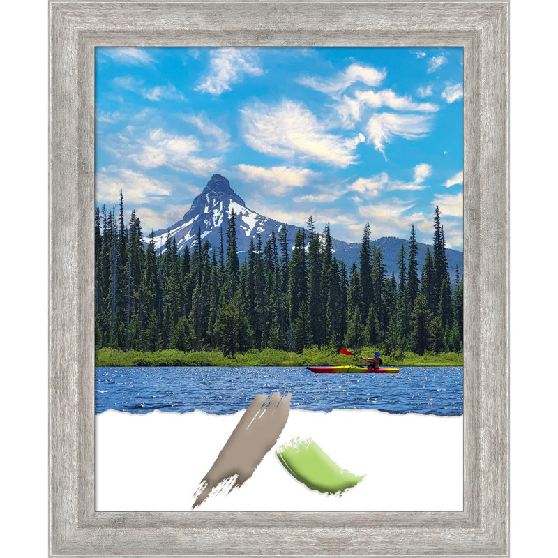 Sundas Silver Wood Picture Frame, 16" W x 20" H