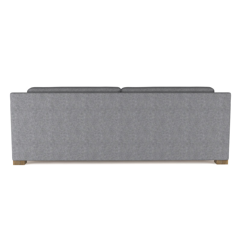 Causeuse Mercer, Peluche velours pierre ponce, H 33,5 po x l 72 po x P 39 po, Patiné