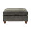 Chenille grise modulaire 8 pièces - rembourrée de mousse pour la maison avec 4 canapés d'angle, 3 fauteuils sans accoudoirs, canapés et fauteuils de salon à dossier coussiné