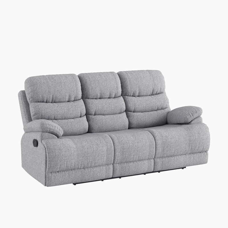 Canapé inclinable en chenille de 83,5 po avec mousse moelleuse Dejuan, Manuel