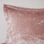 Lit double / grand lit en velours rosé, avec housse de couette et coussin décoratif luxueux, double / grand, avec tissu confortable-117583454-117583455