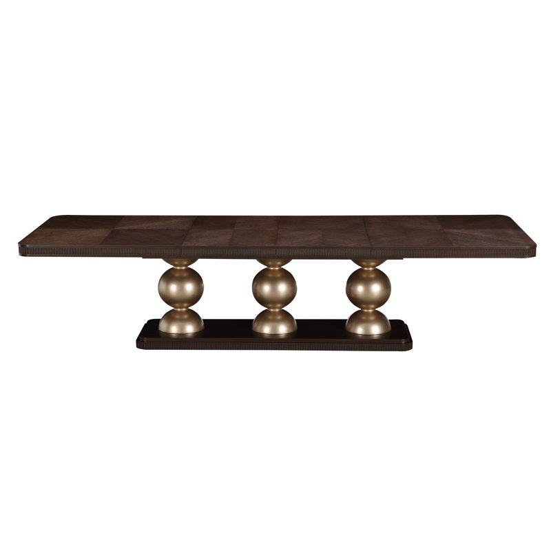 West Kensington Rectangular Dining Table, Espresso Wood