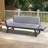Outdoor Convertible Sofa Daybed With Adjustable Armrests Removable Cushions-76502767