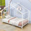 Abdus Twin Size Metal House Bed with Slats-366784286