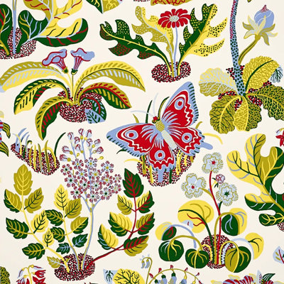 Papier peint papillon exotique