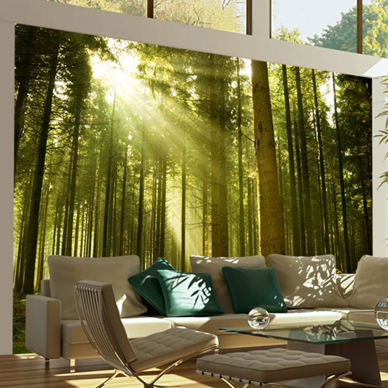 Pine Forest 3.09m x 400cm Wallpaper, 200 cm x 154 cm