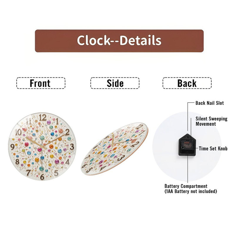 Horloge murale 12 po