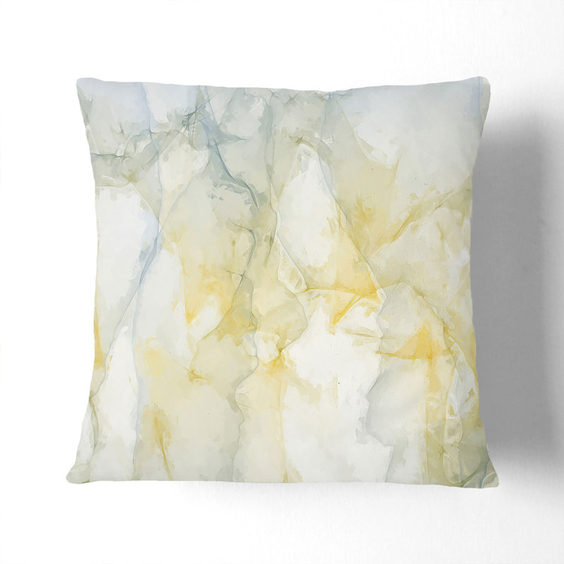 Sunrise Spirit Cushion with Filling, 40cm H x 40cm W x 15cm D, White