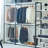 Walk In Closet With Metal Frame - White, Extra Deep Storage, To Cracking, Stain & Scratch , Water Heat E0 Board White Freestanding Powder Coated, Storage Areas, Design, Exterior, Board, 2X Thicker ,