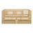 Wood Daybed With Fence Guardrails,Drawers And Split Into Independent Floor Bed-2072608833-2072740434