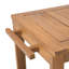 Iwar 8 - Person Acacia Solid Wood Patio Dining Set Rectangular Table